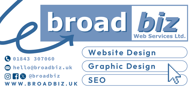 Broadbiz Web Services Ltd. trackside banner